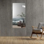 ⁦مرآة جدارية مرنة مضادة للكسر عالية الوضوح – أشكال متعددة بتثبيت لاصق⁩ - الصورة ⁦2⁩