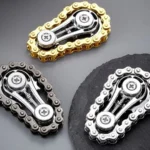 ⁦لعبة فيدجيت سبينر يدوي بتصميم سلسلة الدراجة⁩ - الصورة ⁦3⁩