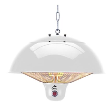 دفاية هالوجين أوركا – 1500 واط – نوع سقفي – مقاومة للماء – أبيض