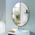 ⁦مرآة جدارية مرنة مضادة للكسر عالية الوضوح – أشكال متعددة بتثبيت لاصق⁩ - الصورة ⁦4⁩