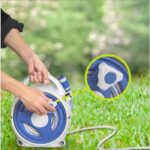 ⁦بكرة هوز مياه مرنة 15 متر مع مسدس 7 وظائف ومقبض حمل⁩ - الصورة ⁦4⁩