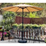 ⁦مظلة خارجية مقاومة للرياح مع قاعدة⁩ - الصورة ⁦4⁩