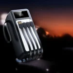 ⁦باور بانك بسعة 60000mAh مع شحن سريع 22.5 واط و4 كابلات مدمجة وإضاءة LED⁩ - الصورة ⁦7⁩