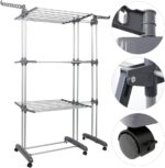 ⁦مجفف ملابس داخلي بثلاث طبقات قابل للتمدد⁩ - الصورة ⁦5⁩