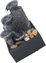 ⁦نافورة مياه اصطناعية ديكورية مع شلال وأضواء⁩ - الصورة ⁦7⁩