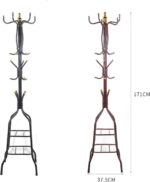 ⁦شماعة معاطف هيكل معدني ثابت بقاعدة⁩ - الصورة ⁦7⁩