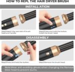 ⁦فرشاة و مجفف شعر 7 في 1 من اير ستايلر  1400 واط  تجفيف وتصفيف وتمويج⁩ - الصورة ⁦6⁩