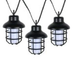 ⁦سلسلة مصابيح إضاءة بالطاقة الشمسية – 10 لمبات LED⁩ - الصورة ⁦2⁩