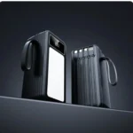 ⁦باور بانك بسعة 60000mAh مع شحن سريع 22.5 واط و4 كابلات مدمجة وإضاءة LED⁩ - الصورة ⁦2⁩