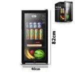 ⁦ثلاجة سومو المكتبية الصغيرة بباب زجاجي متوفرة بأحجام⁩ - الصورة ⁦6⁩