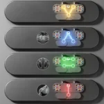 لوح تمارين الضغط والبلانك متعدد الاستخدامات شاشة رقمية وحبال مقاومة - الصورة 4