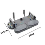 لوح تمارين الضغط والبلانك متعدد الاستخدامات شاشة رقمية وحبال مقاومة - الصورة 13