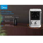 ⁦مدفأة مروحة صغيرة من ميديا – 2000 واط – تذبذب 45 درجة⁩ - الصورة ⁦3⁩