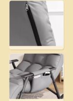 ⁦كرسي هزاز مريح قابل للتعديل وسادة ناعمة تصميم عصري متعدد الاستخدامات⁩ - الصورة ⁦2⁩