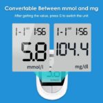 ⁦جهاز قياس السكر KH-100 مع 50 شريط و50 إبرة⁩ - الصورة ⁦4⁩