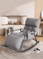 ⁦كرسي هزاز مريح قابل للتعديل وسادة ناعمة تصميم عصري متعدد الاستخدامات⁩ - الصورة ⁦3⁩