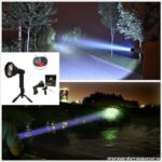 ⁦مصباح كشاف يدوي تريك قابل للشحن مع قاعدة ثلاثية صغيرة⁩ - الصورة ⁦3⁩