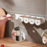 ⁦صناديق حفظ التوابل المغناطيسية المثبتة على الحائط – 6 قطع⁩ - الصورة ⁦5⁩