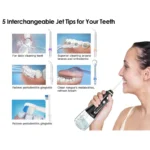 ⁦جهاز تنظيف الأسنان المائي H2ofloss HF-6 لاسلكي قابل لإعادة الشحن⁩ - الصورة ⁦11⁩