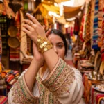 ⁦طقم خاتم وسوار ليرات ذهبية للقرقيعان⁩ - الصورة ⁦3⁩