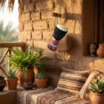 ⁦طبلة قرقيعان خشبية 20×11 سم⁩ - الصورة ⁦6⁩