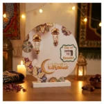 ⁦ستاند وتقويم رمضان الخشبي⁩ - الصورة ⁦2⁩
