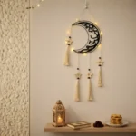 ⁦مصباح هلال رمضاني بإضاءة LED دافئة⁩ - الصورة ⁦2⁩