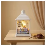 ⁦فانوس رمضان مربع بإضاءة LED دافئة⁩ - الصورة ⁦2⁩