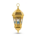 ⁦فانوس رمضان معدني بإضاءة LED⁩ - الصورة ⁦2⁩