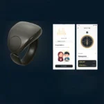 ⁦خاتم تسبيح ذكي بشاشة OLED قابل للشحن ومزامنة بالتطبيق⁩ - الصورة ⁦5⁩