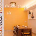 ⁦ستارة إضاءة شمعية LED بطول 2.5 متر – 6 حوامل⁩ - الصورة ⁦2⁩