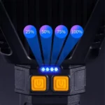 ⁦مصباح كشاف قابل للشحن مع سلك إضاءة RGB بطول 10 متر⁩ - الصورة ⁦7⁩