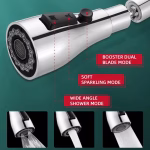 ⁦رأس رش صنبور مطبخ 360 درجة – 3 أوضاع لتوفير المياه⁩ - الصورة ⁦5⁩