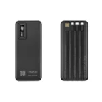 ⁦باور بانك بسعة 10000mAh شحن سريع 22.5W مع 4 كابلات مدمجة وشاشة رقمية ASPOR A300PD⁩ - الصورة ⁦5⁩