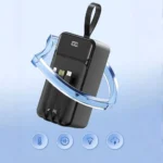 ⁦باور بانك 40000 مللي أمبير ASPOR A318 – شحن سريع 22.5 واط + كابلات مدمجة + شاشة LED⁩ - الصورة ⁦4⁩