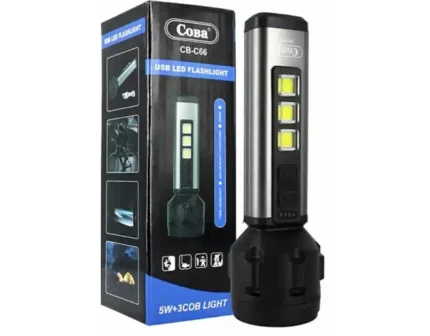 مصباح يدوي COB وLED قابل للشحن Coba CB-C66