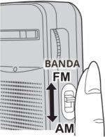 ⁦راديو محمول AM/FM RF-P50 تصميم صغير⁩ - الصورة ⁦6⁩