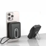 باور بانك مغناطيسي لاسلكي بسعة 10000mAh شحن سريع 22.5W مع شاشة رقمية من ASPOR A313