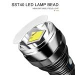 ⁦كشاف يدوي كوبرا LED بقوة 20 واط وسطوع 2500 لومن⁩ - الصورة ⁦6⁩