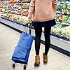 ⁦حقيبة تسوق بعجلات قابلة للطي⁩ - الصورة ⁦4⁩
