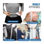 ⁦شريط قياس الجسم 150 سم أوتوماتيكي – دقة عالية بمقياس مزدوج⁩ - الصورة ⁦6⁩