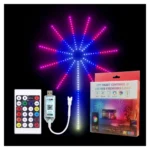 ⁦شريط إضاءة LED بشكل ألعاب نارية – مزامنة موسيقى وتحكم ذكي USB⁩ - الصورة ⁦4⁩