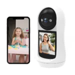 ⁦كاميرا مراقبة داخلية WiFi HD برؤية ليلية ودوران 270° مع صوت ثنائي⁩ - الصورة ⁦3⁩
