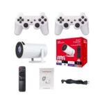 ⁦بروجكتر ألعاب ذكي M300 MAX بدقة 4K – مسرح منزلي مع يدين تحكم لاسلكية⁩ - الصورة ⁦11⁩
