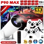⁦بروجكتر ألعاب ذكي M300 MAX بدقة 4K – مسرح منزلي مع يدين تحكم لاسلكية⁩ - الصورة ⁦9⁩
