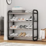 ⁦حامل أحذية 4 رفوف لتنظيم الأحذية وتوفير المساحة تصميم عملي وأنيق للاستخدام المنزلي⁩ - الصورة ⁦4⁩