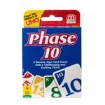⁦لعبة بطاقات UNO الترفيهية المراحل العشر - Phase 10 لعبة تحديات ومراحل للعائلة والأصدقاء⁩ - الصورة ⁦2⁩
