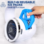 ⁦مبرد هواء محمول Arctic Air Ice Jet – 3 سرعات مع إضاءة LED وخزان مياه⁩ - الصورة ⁦2⁩