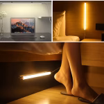 مصباح مكياج LED للمرآة 30 سم ببطارية ليثيوم ولمس وشحن USB - الصورة 8
