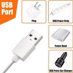 مصباح مكياج LED للمرآة 30 سم ببطارية ليثيوم ولمس وشحن USB - الصورة 6